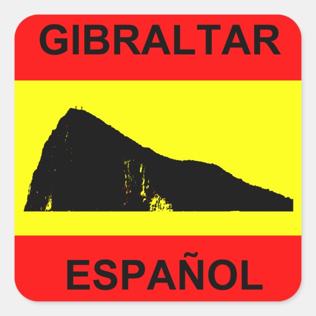 Gibraltar Espanol 20 Pegatins Square Sticker (Front)