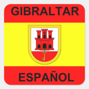 Gibraltar Espanol 20 Square Sticker