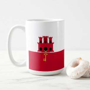 Gibraltar flag coffee mug