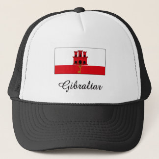 Gibraltar Flag Design Trucker Hat