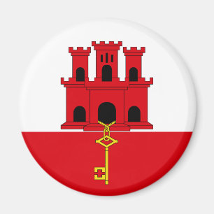 Gibraltar Flag Magnet