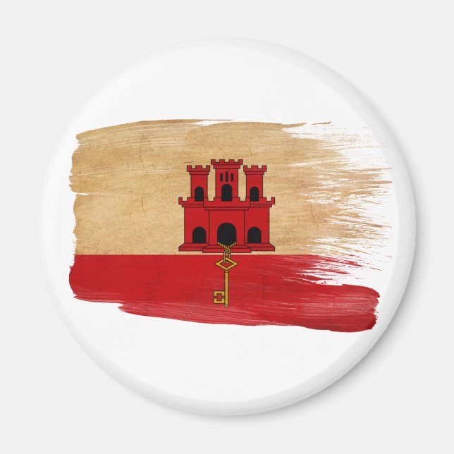 Gibraltar Flag Magnets (Front)