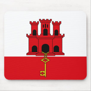 Gibraltar Flag Mouse Mat