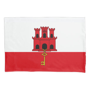 Gibraltar Flag Pillowcase