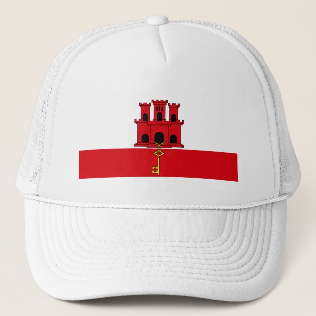 Gibraltar Flag Trucker Hat (Front)