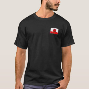 Gibraltar Flag With Vintage Gibraltarian National T-Shirt