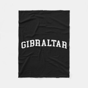 Gibraltar  fleece blanket