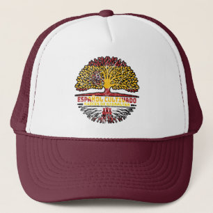 Gibraltar Gibraltarian Spain Spanish Tree Roots Trucker Hat