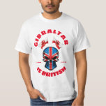 Gibraltar Is British est 1704 Scull T-Shirt<br><div class="desc">Gibraltar Is British est 1704 Scull T-Shirt

This classic silhouette is an affordable alternative heavyweight t-shirt for the value-conscious consumer. Rest assured as this t-shirt is pre-shrunk and made from 100% cotton. It also has double-needle stitched bottom and hems for extra durability.</div>