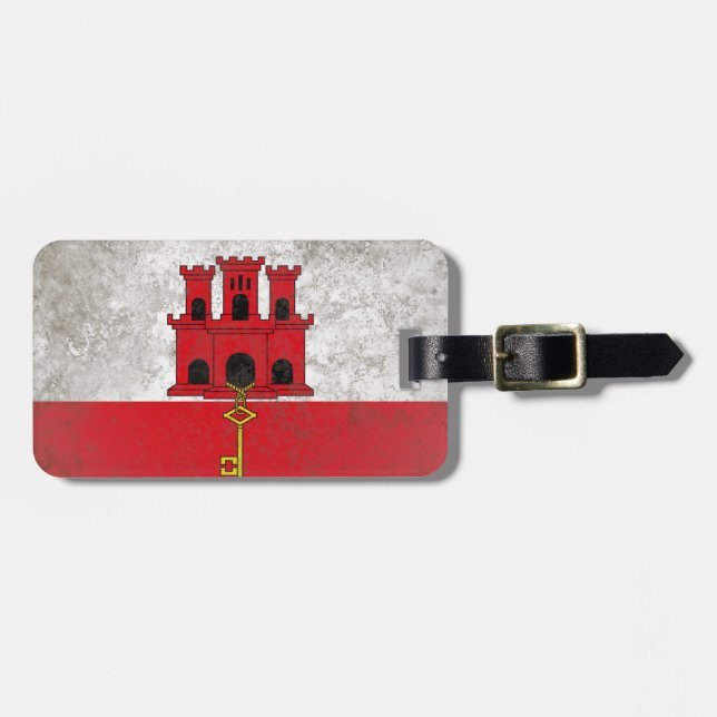 Gibraltar Luggage Tag (Front Horizontal)
