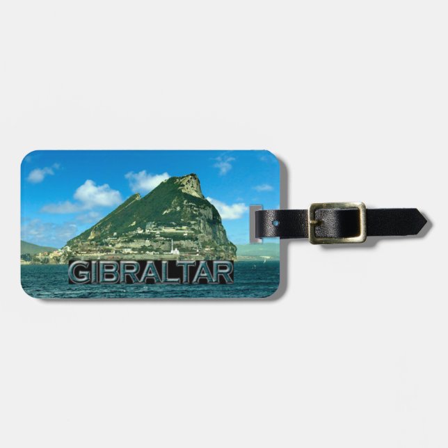 Gibraltar Luggage Tag (Front Horizontal)
