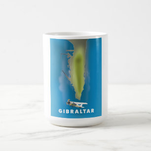 Gibraltar Map Coffee Mug
