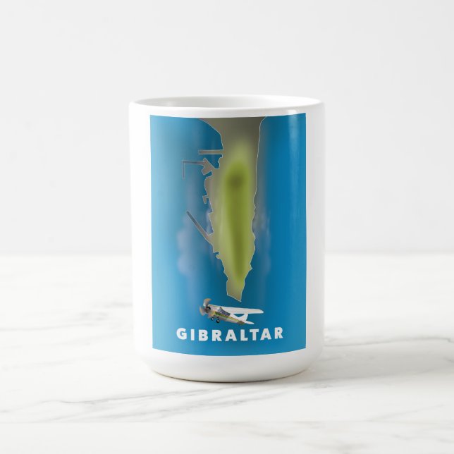 Gibraltar Map Coffee Mug (Center)
