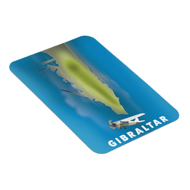 Gibraltar Map Magnet (Right Side)