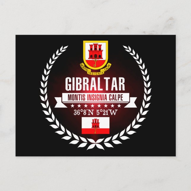 Gibraltar Postcard (Front)