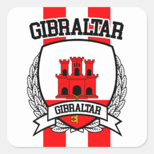 Gibraltar Square Sticker
