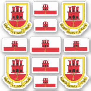 Gibraltarian symbols / coat of arms and flag
