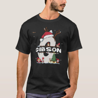 Gibson Christmasw Gibson Name for funny Xmas  T-Shirt