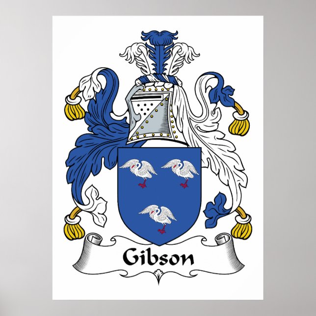 Gibson Family Crest Poster (Front)