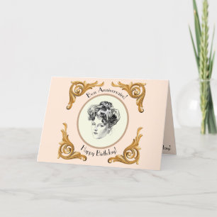 Gibson Girl Birthday Greeting Card