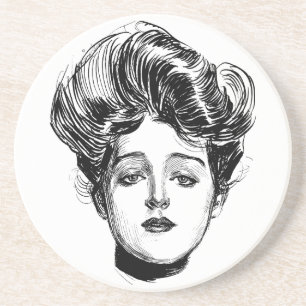 Gibson Girl Coaster Charles Dana Gibson
