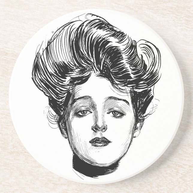 Gibson Girl Coaster Charles Dana Gibson (Front)