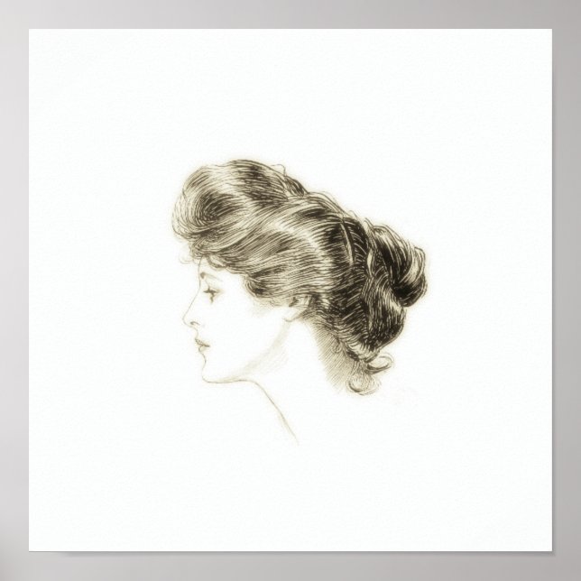 Gibson Girl Profile Poster (Front)