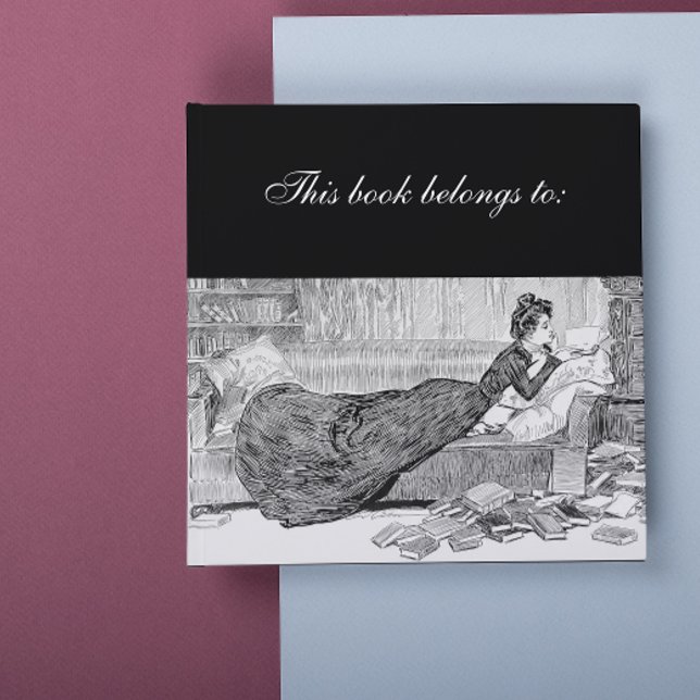 Gibson Girl Reading a Book Square Sticker (Creator Uploaded)