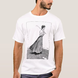 Gibson Girl With Golf Club, 1899 T-Shirt