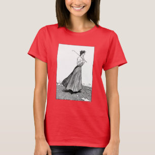 Gibson Girl With Golf Club, 1899 T-Shirt