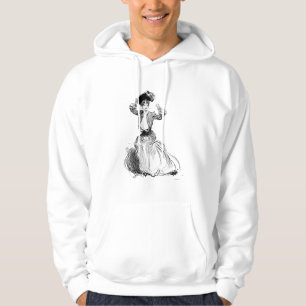 Gibson Girl With Hat, 1904 Hoodie