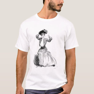 Gibson Girl With Hat, 1904 T-Shirt