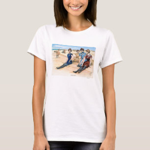 Gibson Girls On The Beach, 1900 T-Shirt