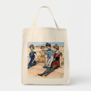 Gibson Girls On The Beach, 1900 Tote Bag