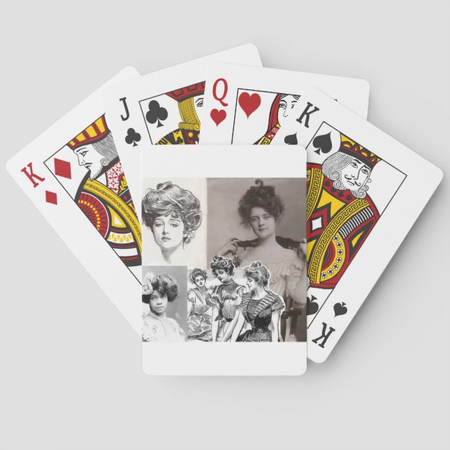 gibson girls playing cards (Back)