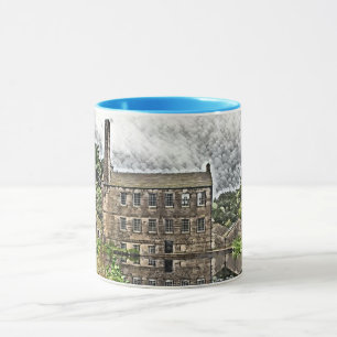 Gibson Mill, Hardcastle Crags Watercolour Artwork Mug