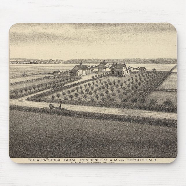 Gibson, Nebraska Mouse Mat (Front)