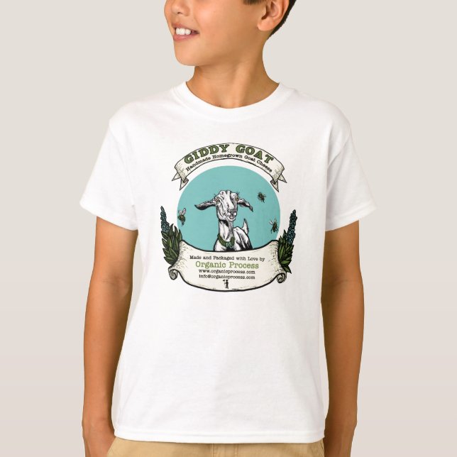 Giddy Goat kid's T-shirt (Front)