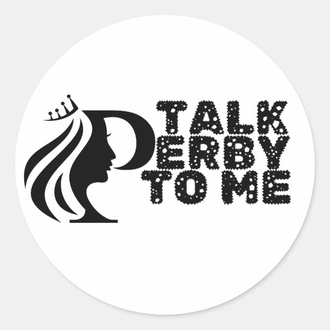 Giddy The F Up Classic Round Sticker (Front)