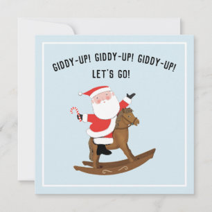Giddy-up Christmas Party Invitations