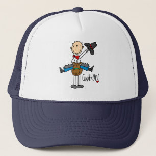 Giddy Up! Cowboy Stick Figure Hat