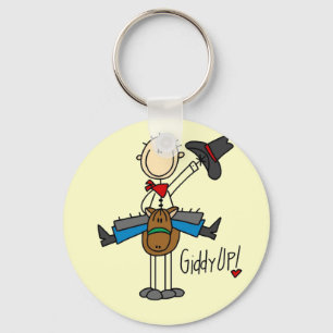 Giddy Up Cowboy Tshirts and gifts Key Ring