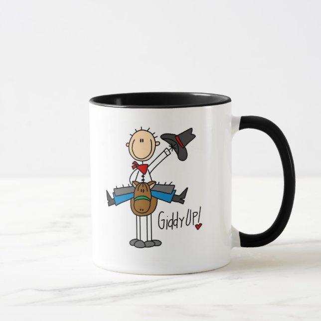 Giddy Up Cowboy Tshirts and gifts Mug (Right)