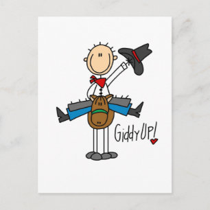 Giddy Up Cowboy Tshirts and gifts Postcard