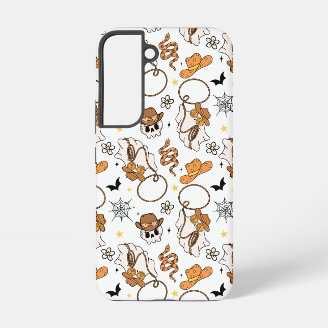 Giddy Up Ghost Case Retro Cute Country Spooky (Back)