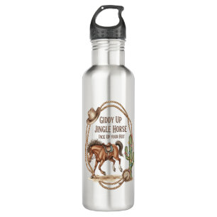 Giddy Up Jingle Horse 710 Ml Water Bottle
