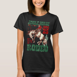Giddy Up Jingle Horse Santa Cowboy Western Christm T-Shirt