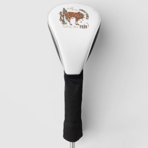 Giddy Up Jingle Horses Pick Up Your Feet Christmas Golf Head Cover