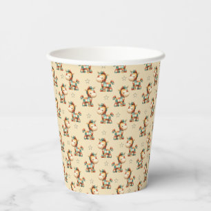 Giddy-Up Patchwork Pony Birthday Paper Cups