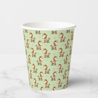 Giddy-Up Patchwork Pony Birthday Paper Cups